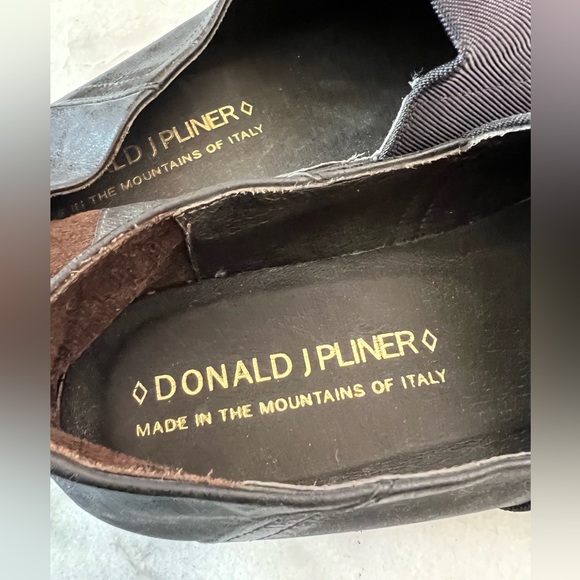 Vintage 90’s Donald J Pilner  black slip on flats. Never worn. 8.5 M - Picture 6 of 11